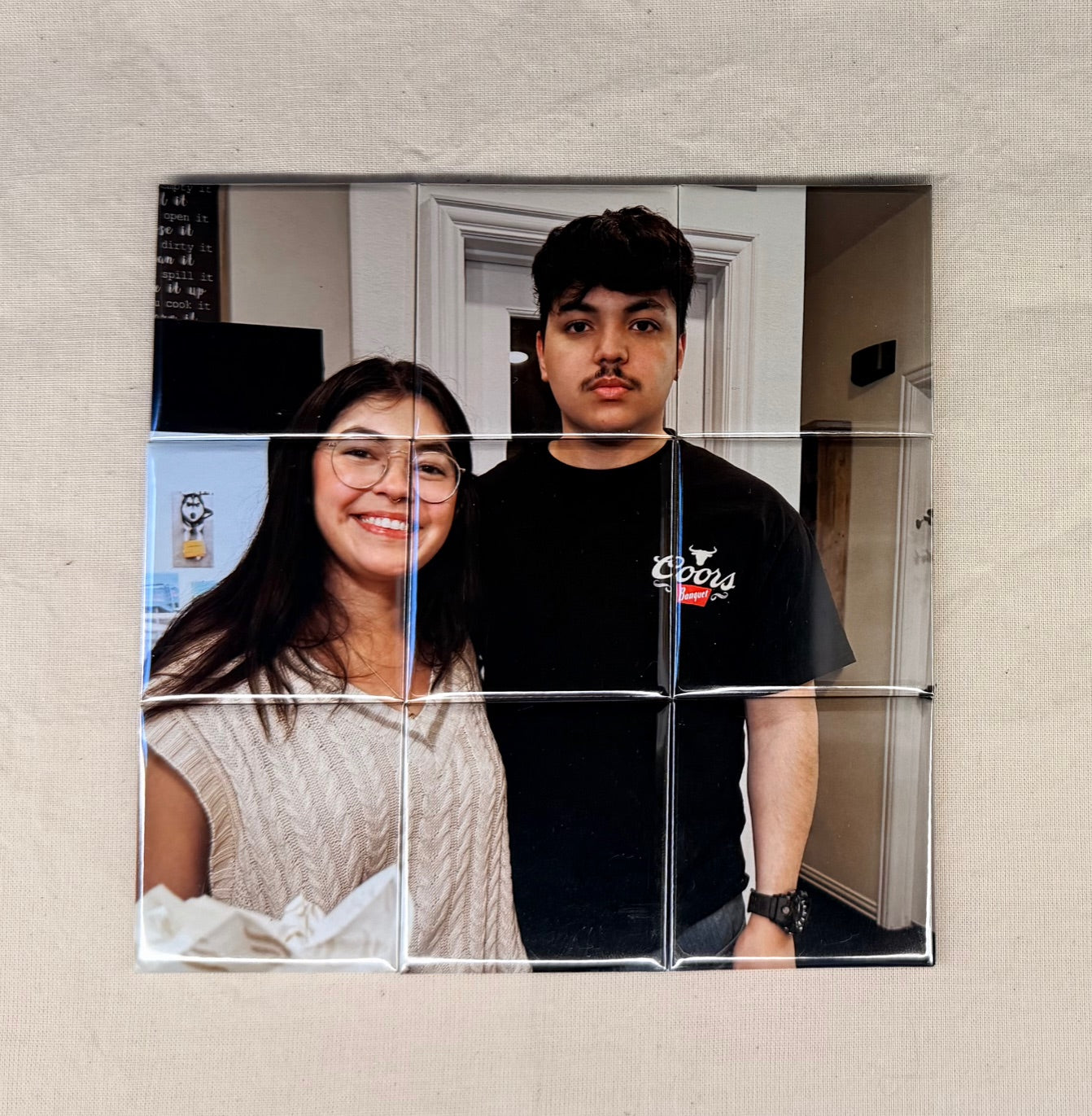 Single Photo Puzzle Magnets