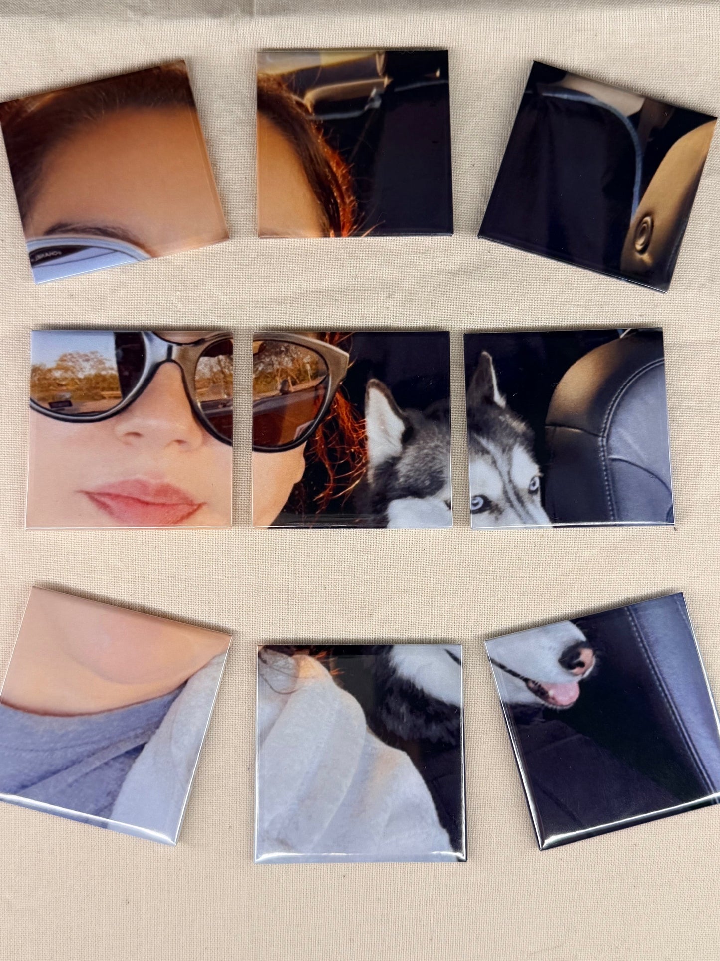Single Photo Puzzle Magnets