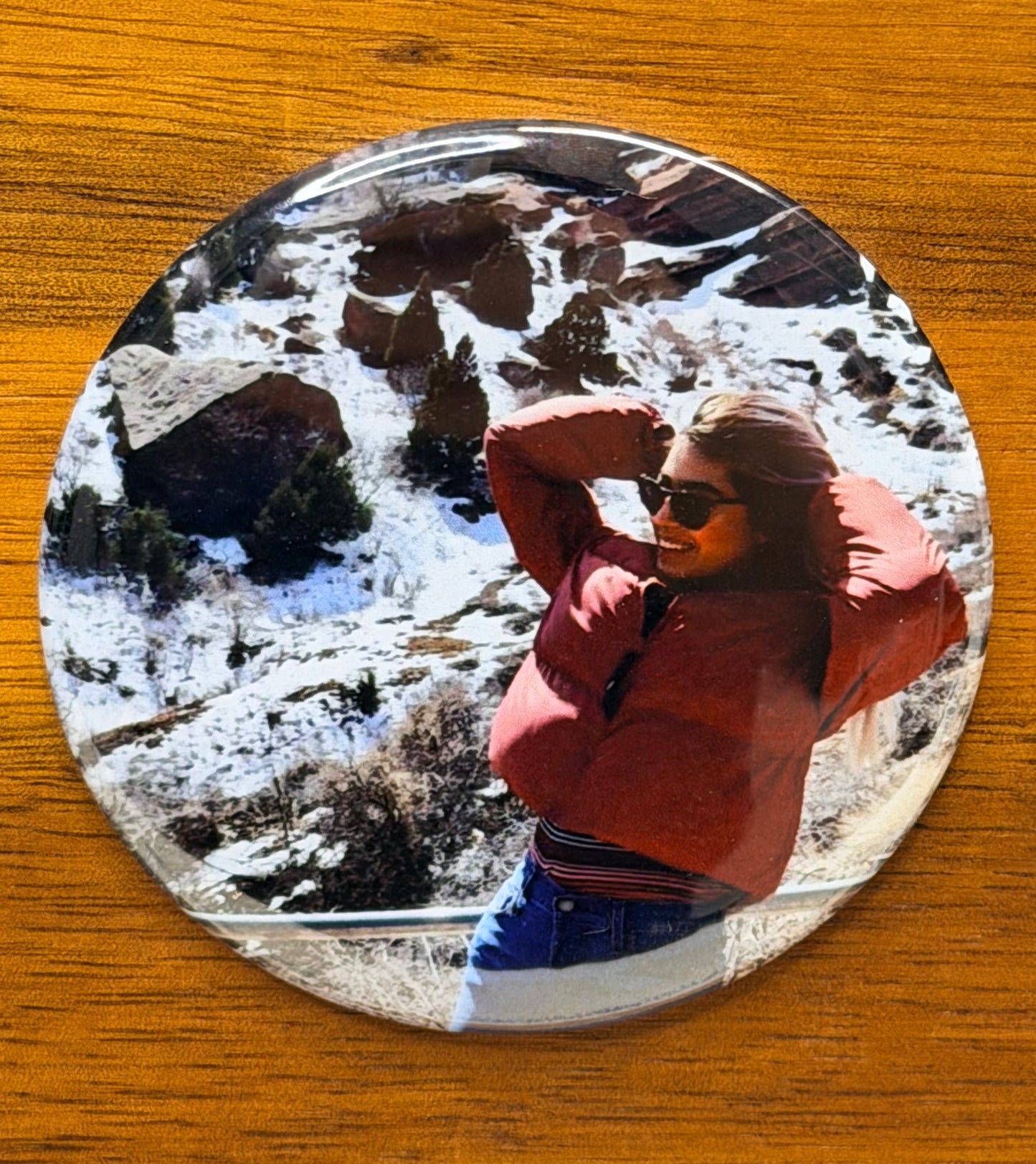 Custom Round Photo Magnets